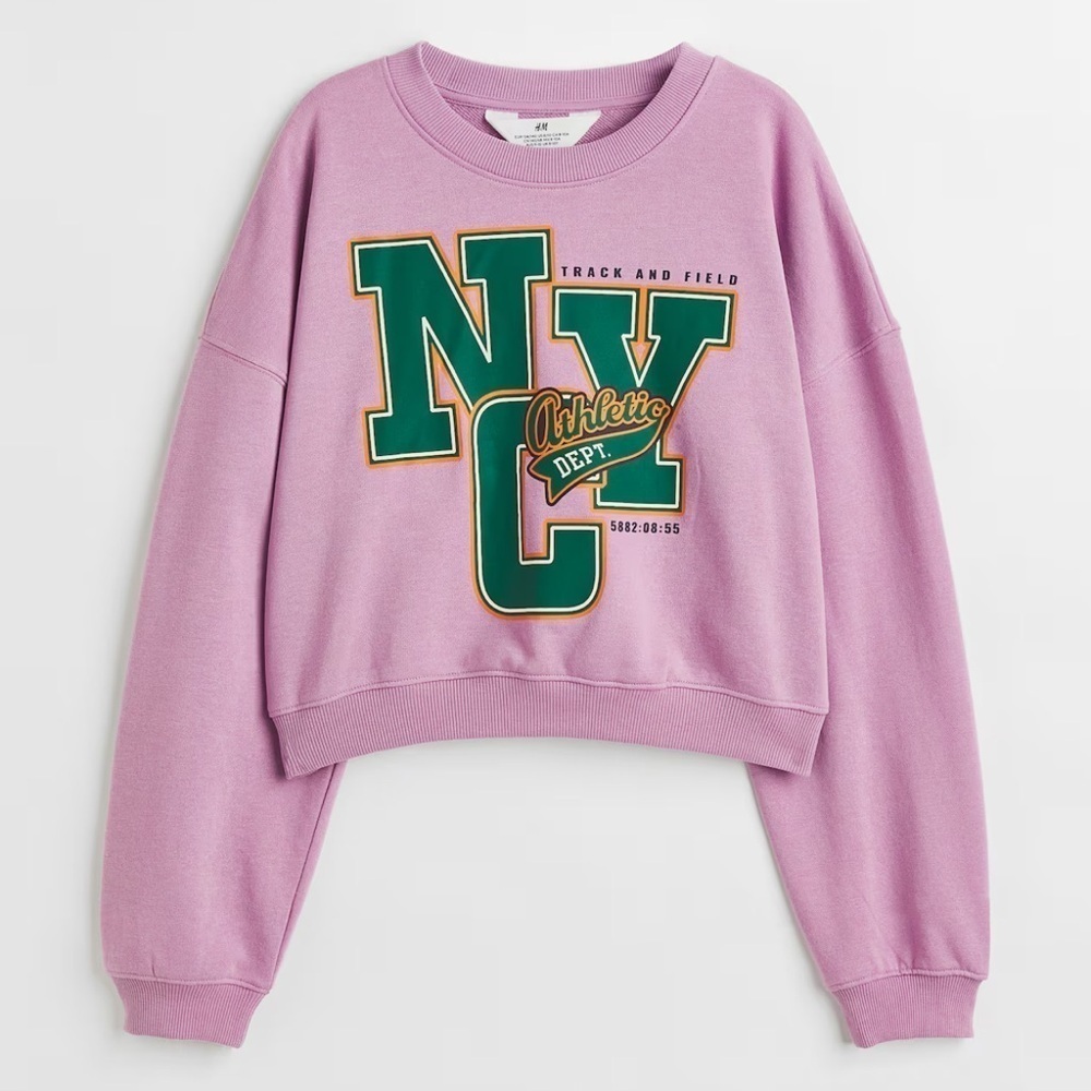 H&M Oversized Crop Hoodie!